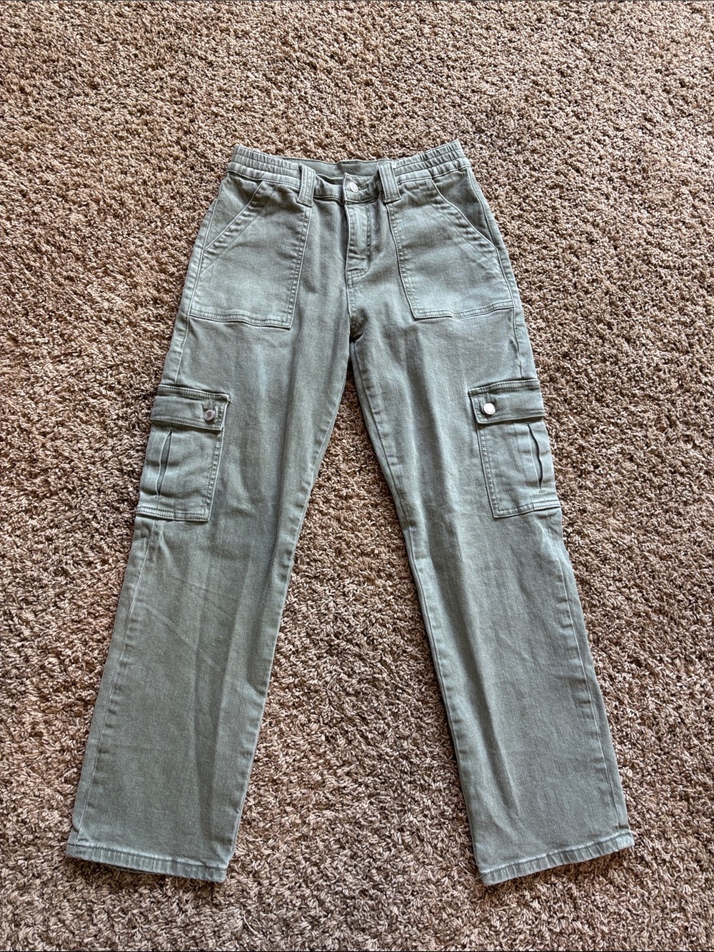 Green Vervet Cargo Pants